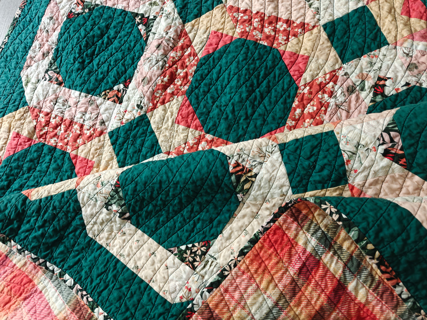Enigma Throw Size quilt