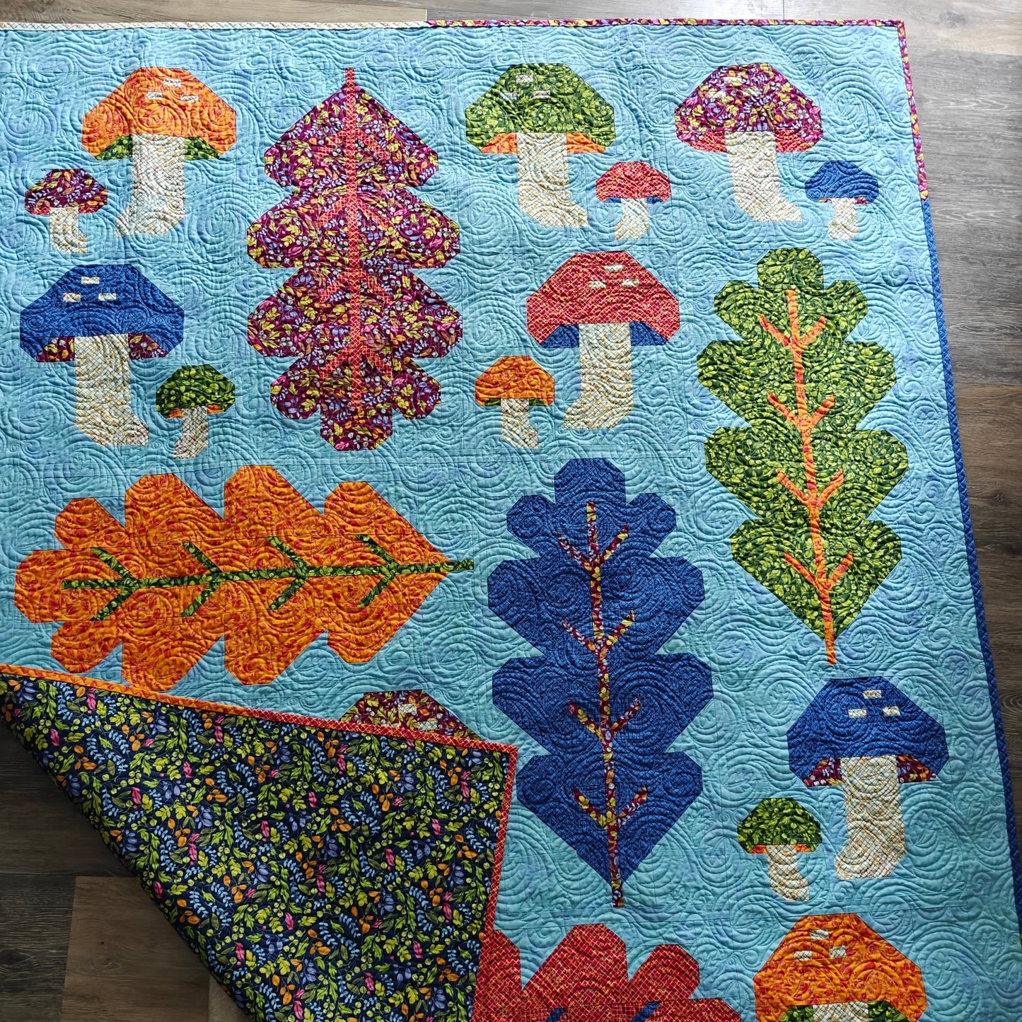 Forest Fungi quilt