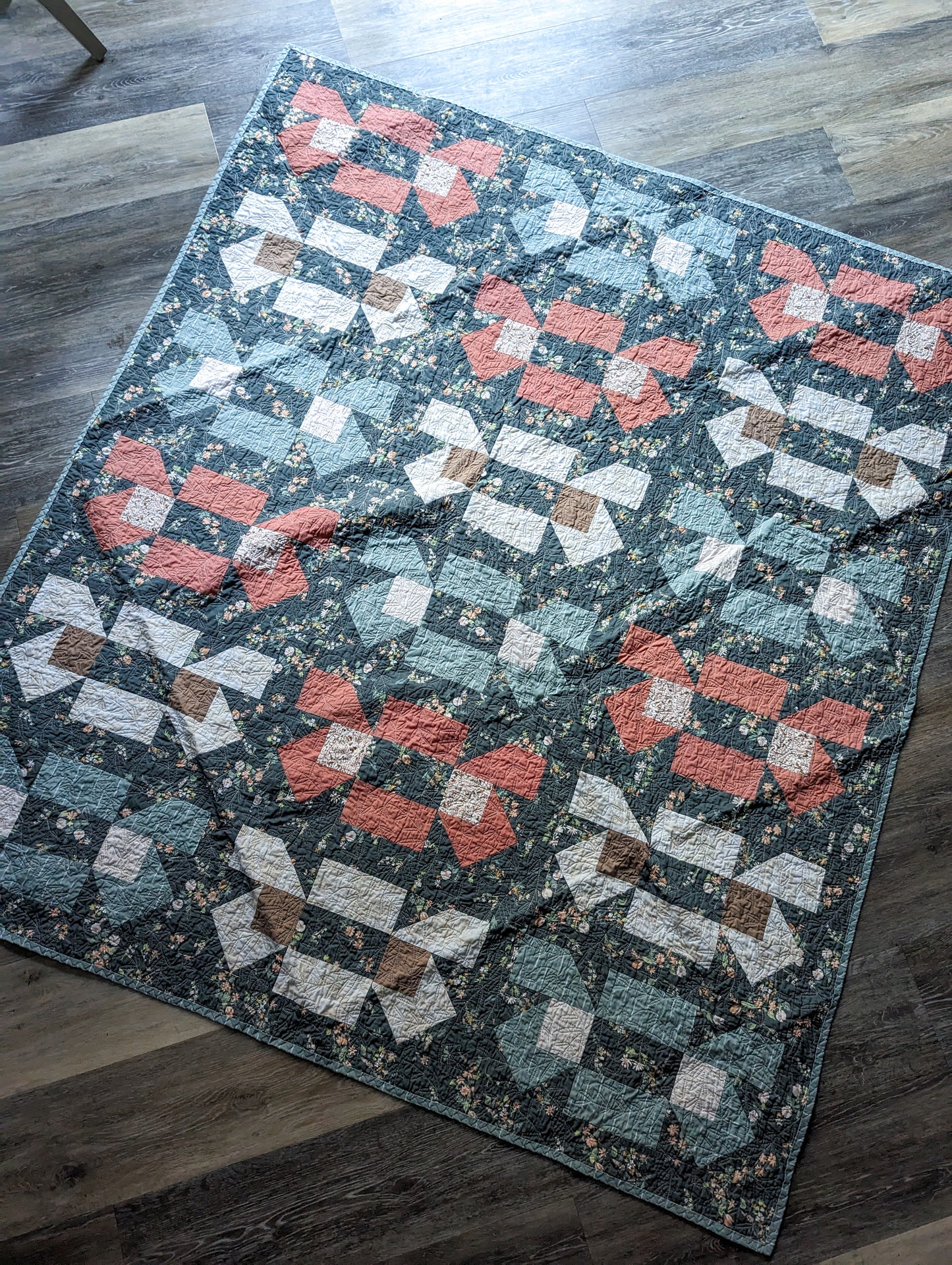 Caria Boho quilt - large throw size
