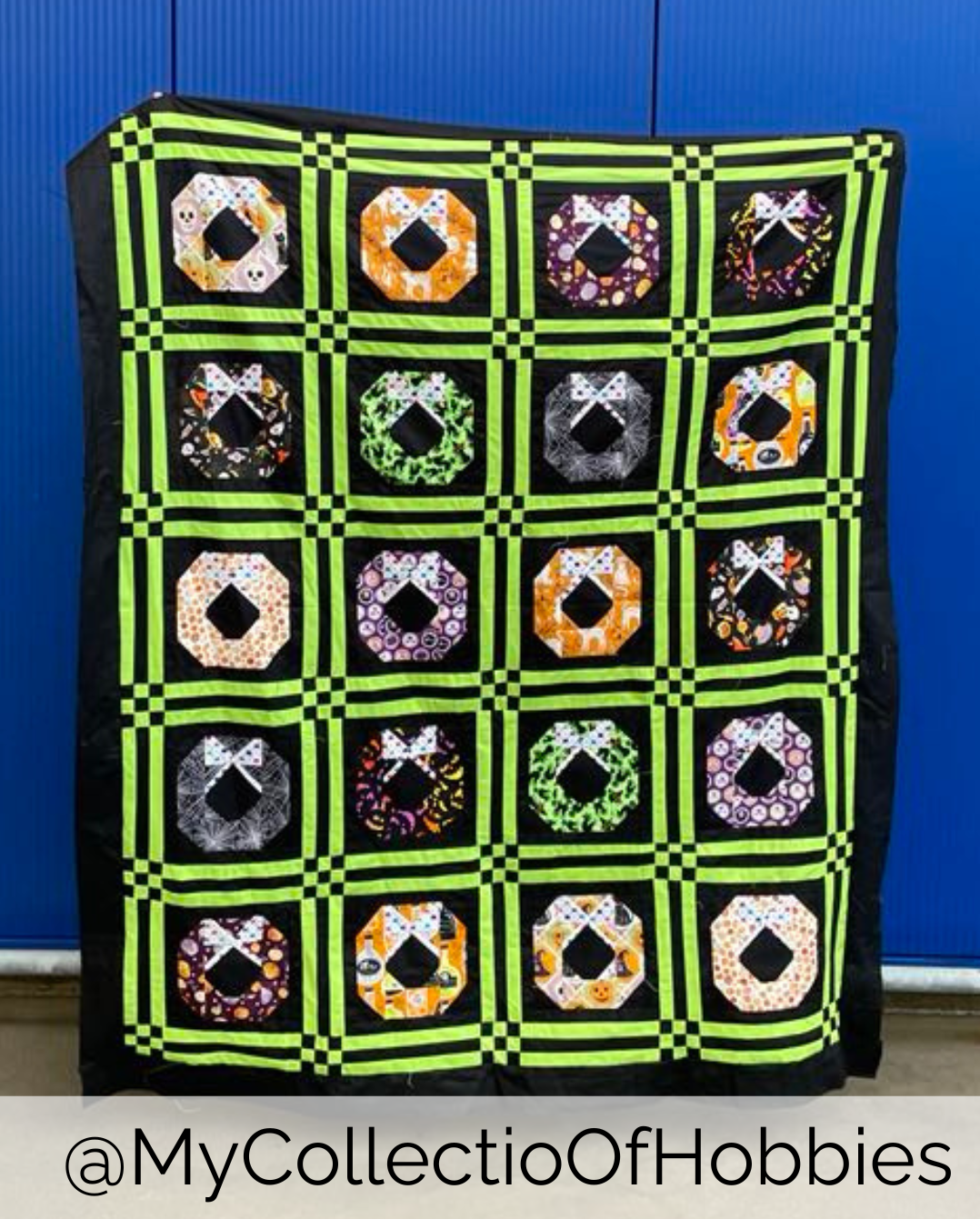 Tinsel Wreath Full Quilt Pattern