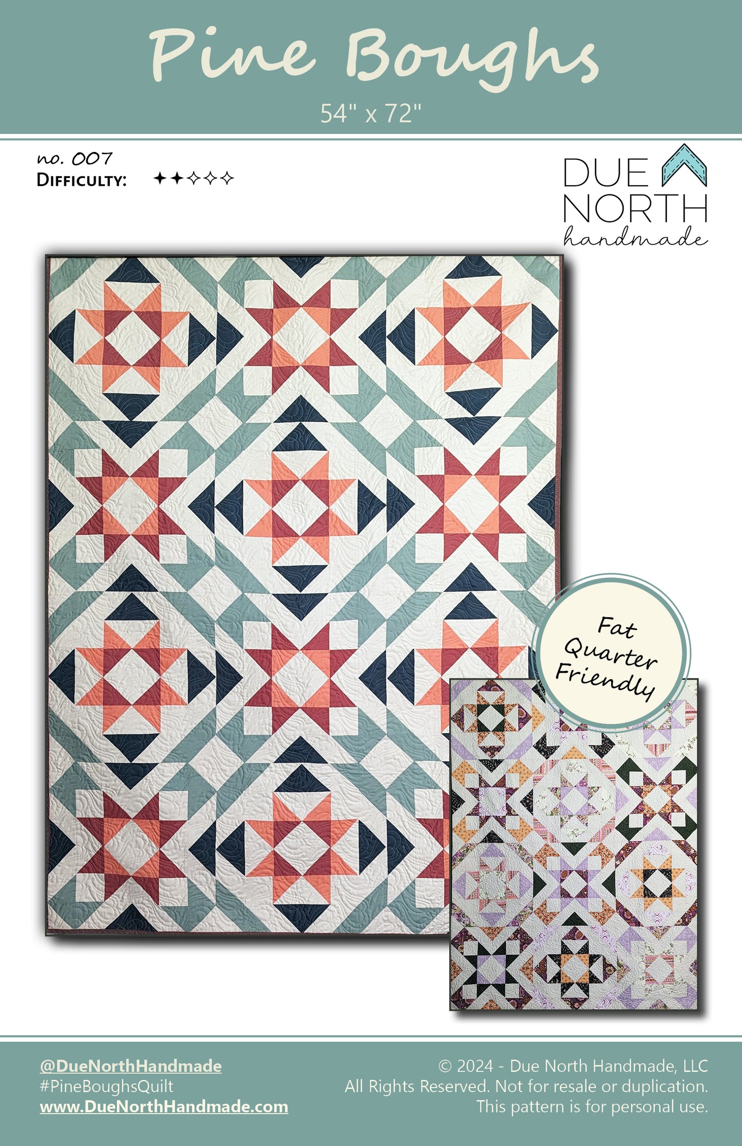 Pine Boughs Quilt Pattern