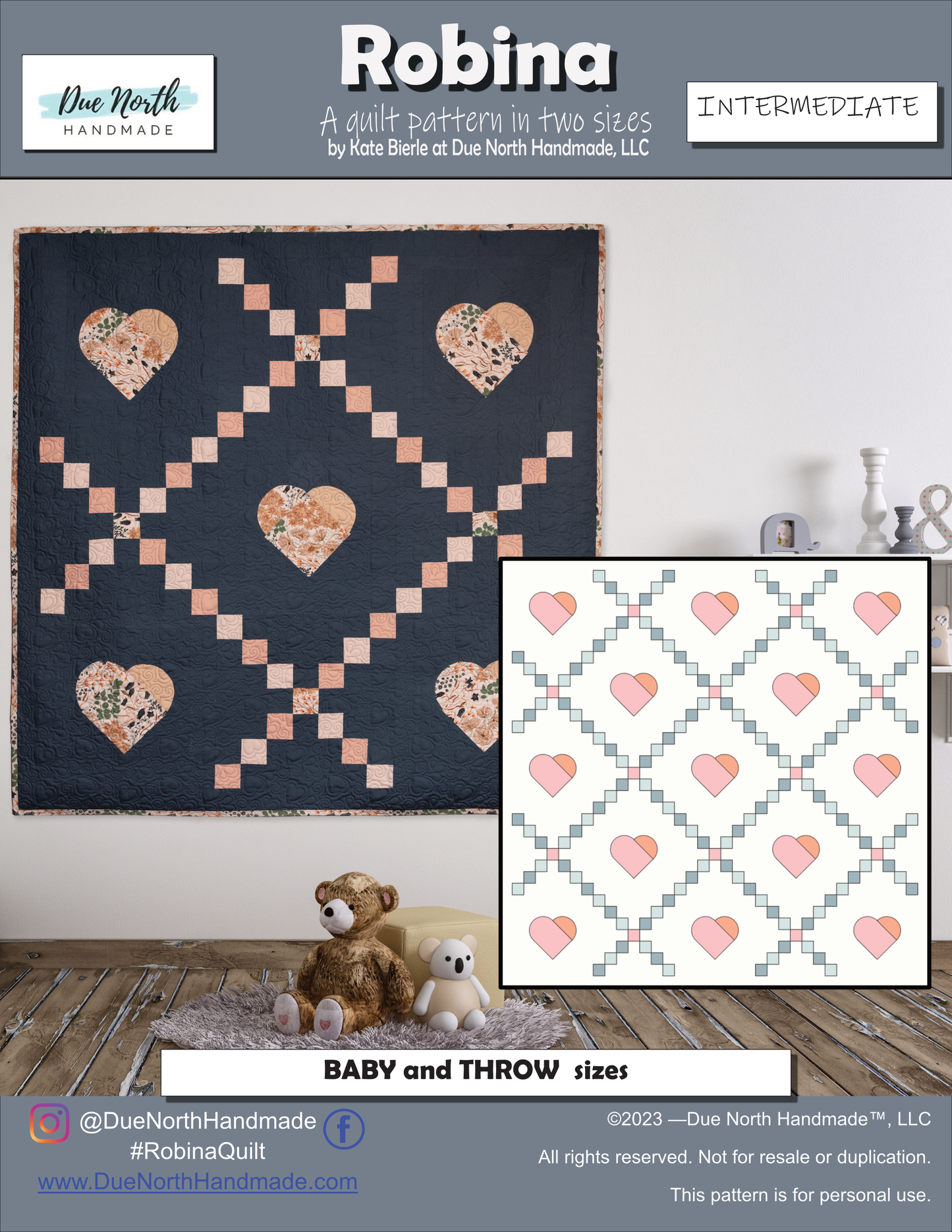 Robina Quilt Pattern - Physical Booklet