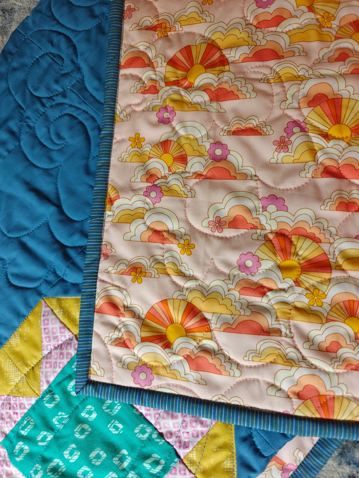 Fiesta in the sky quilt