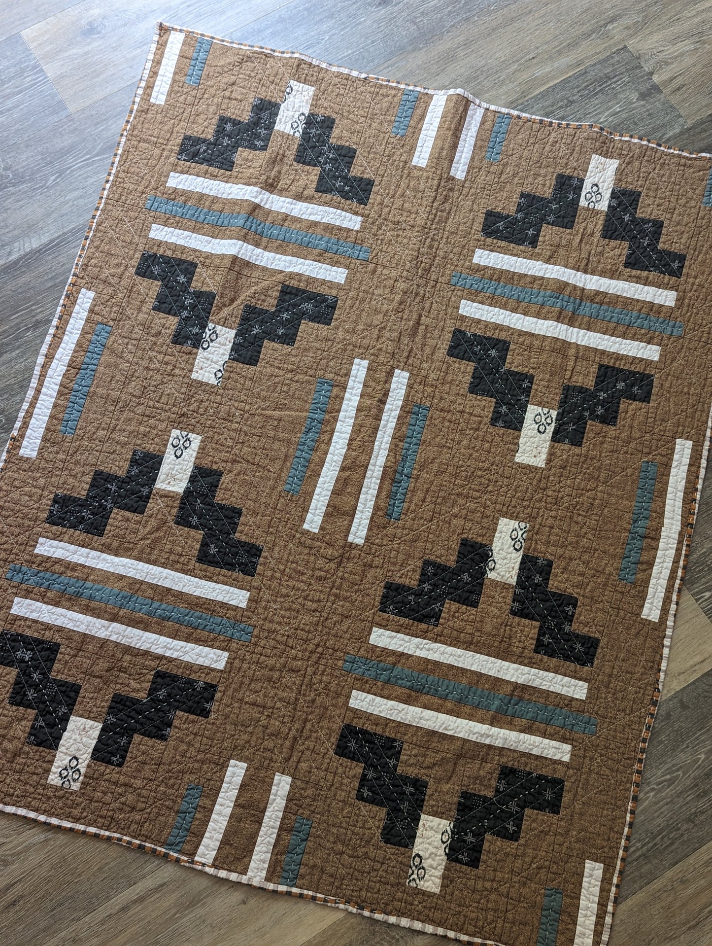 Southwest reflection lap/baby size quilt