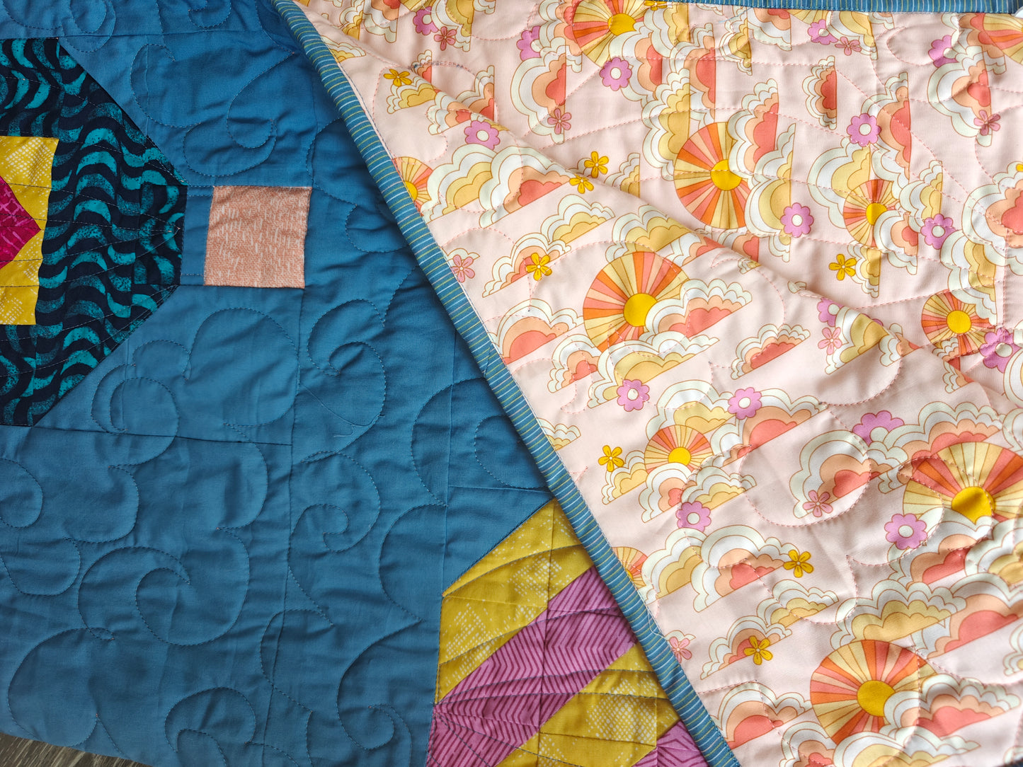 Fiesta in the sky quilt