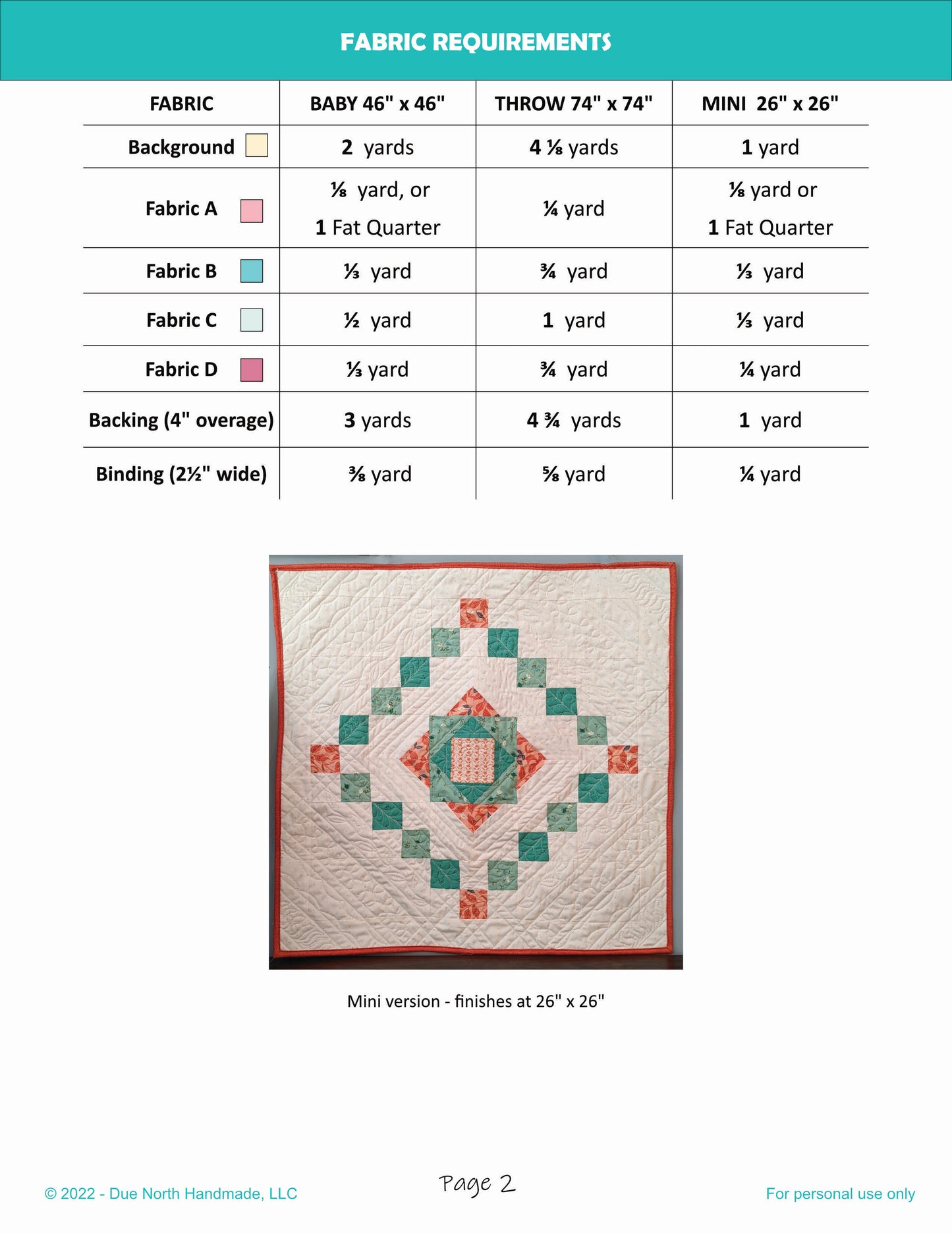 Lyla Jean Quilt Pattern