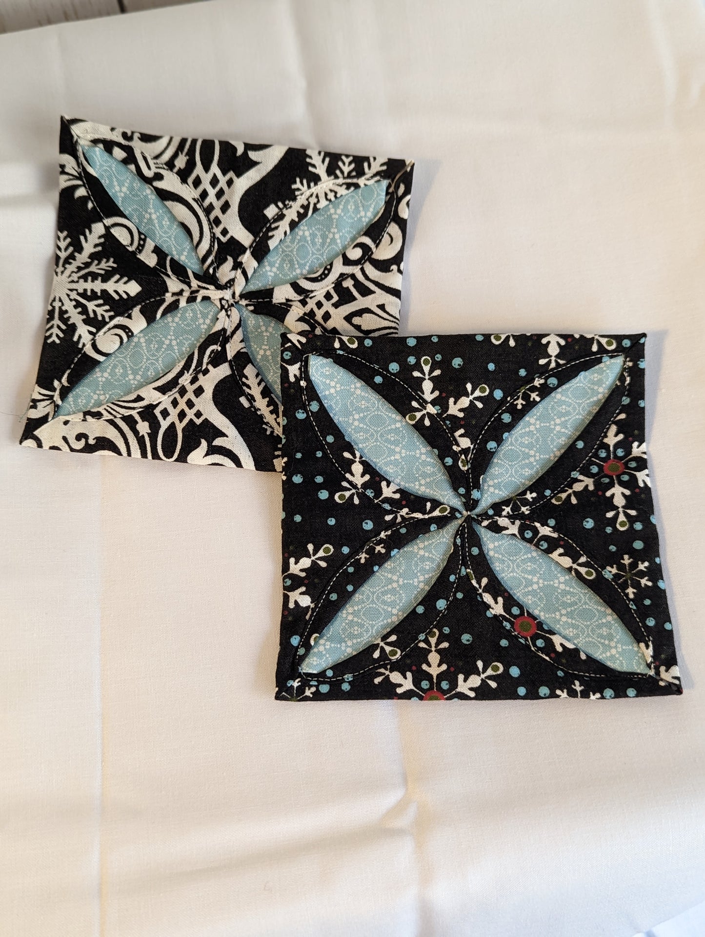Patchwork coaster - set of two
