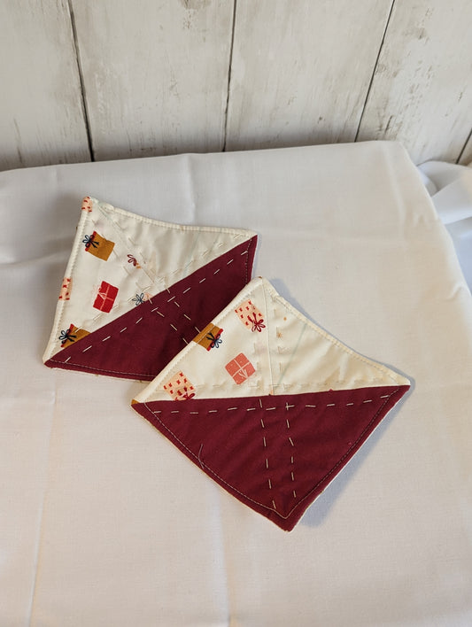 Patchwork coaster - set of two