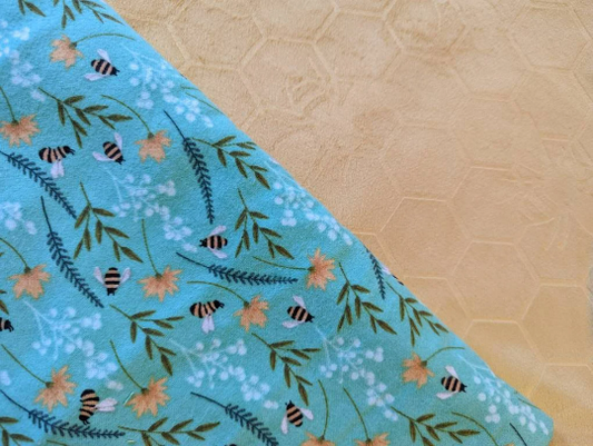 Luxe soft receiving blanket