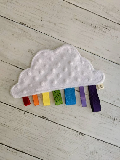 Rainbow Crinkly baby toy