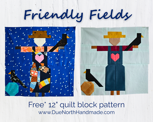 Friendly Fields - August 2025 Quilt Block Mania