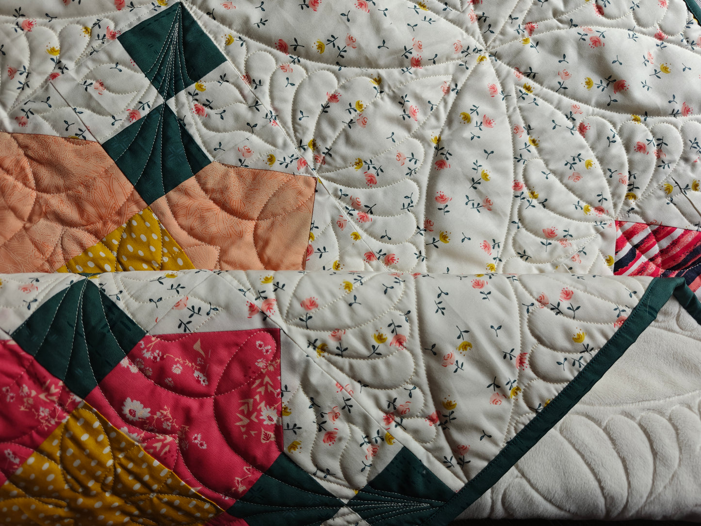 Posy Chain baby quilt