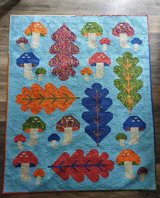 Forest Fungi quilt