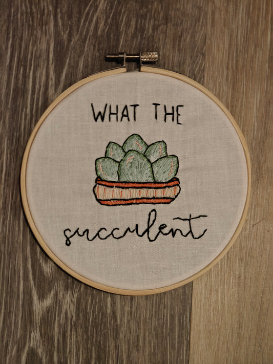 Sassy embroidery