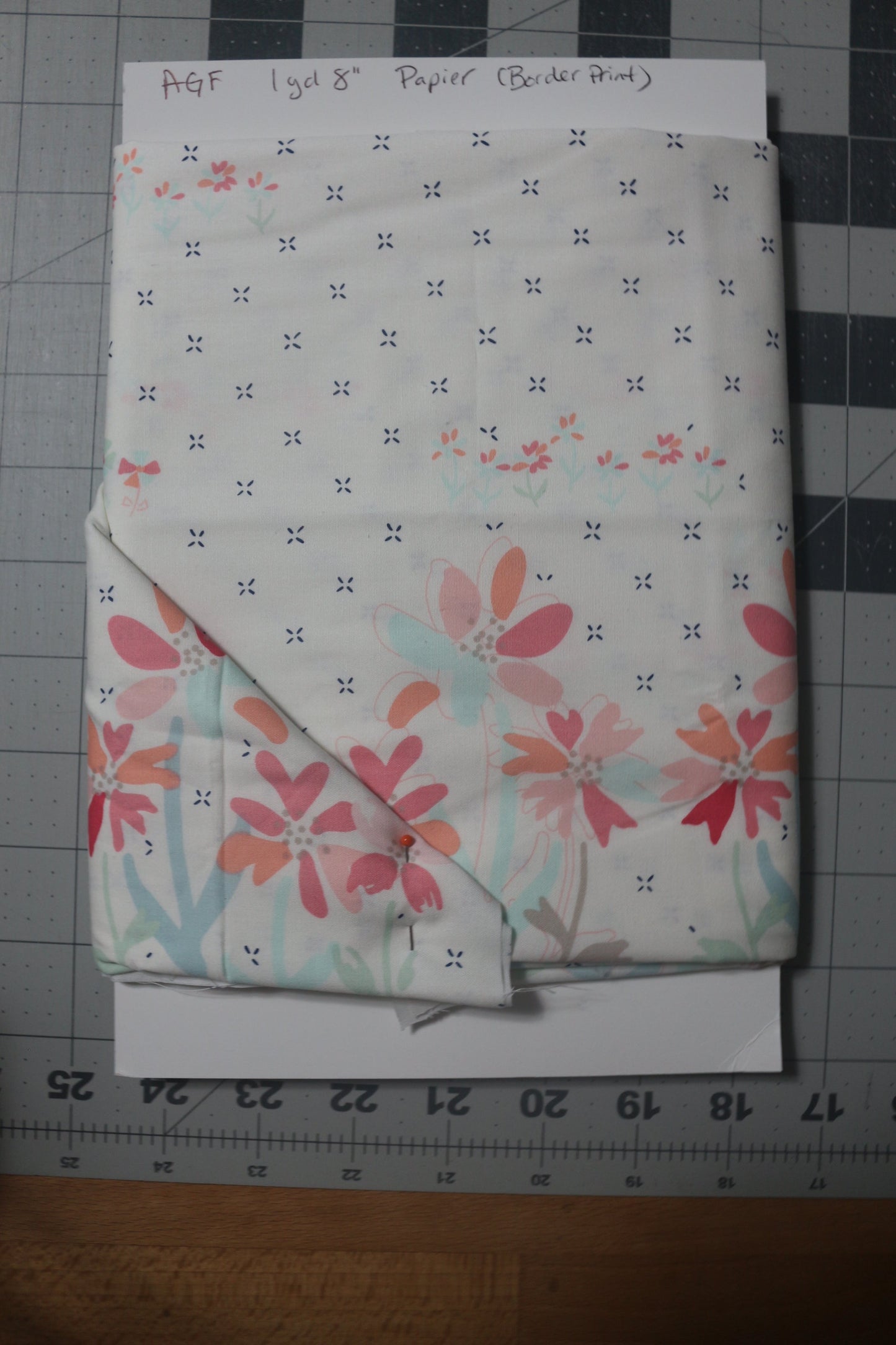 AGF Papier Border Print - 1 yd 8"