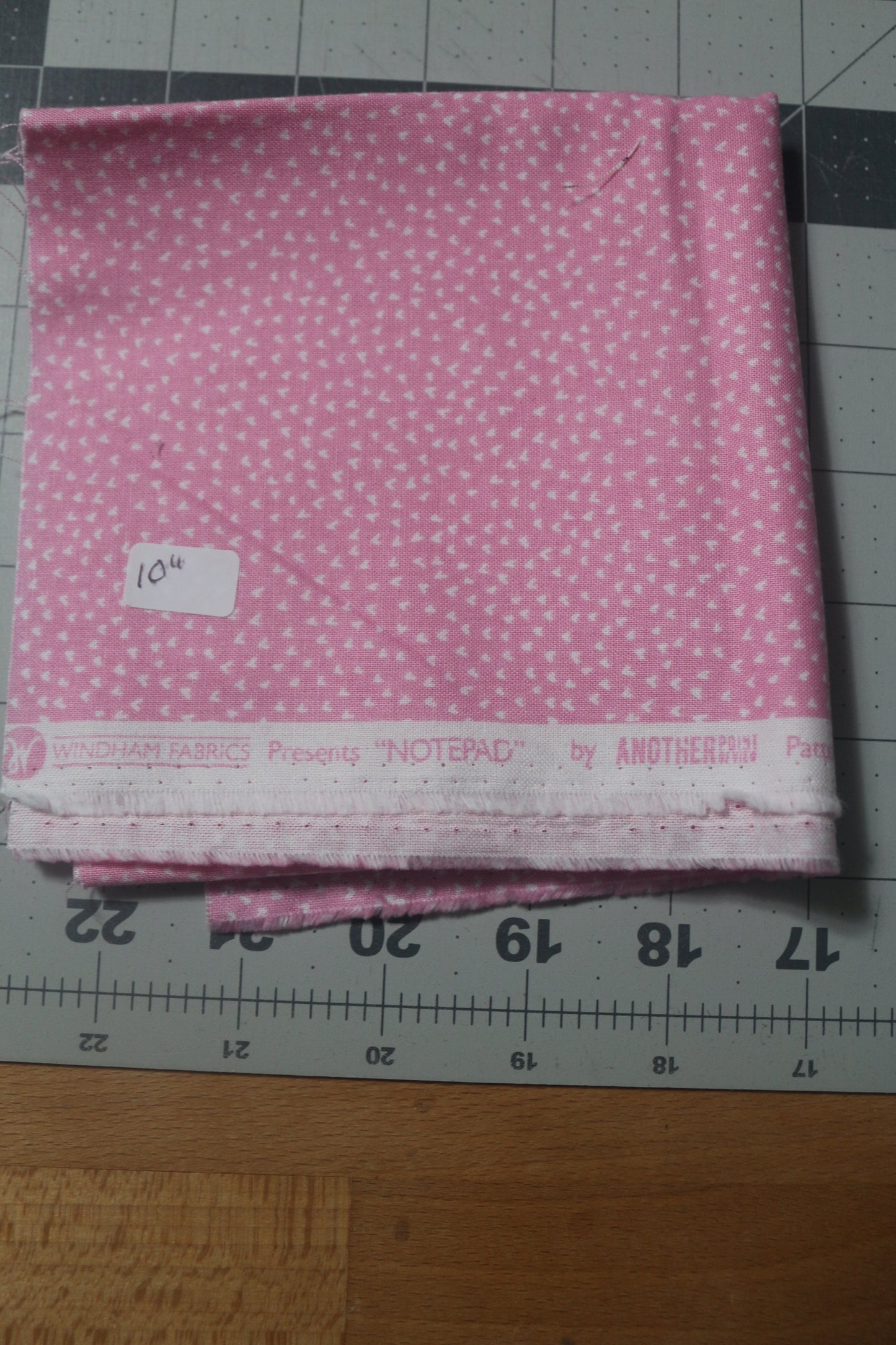 Windham Pink "Notepad" 10"