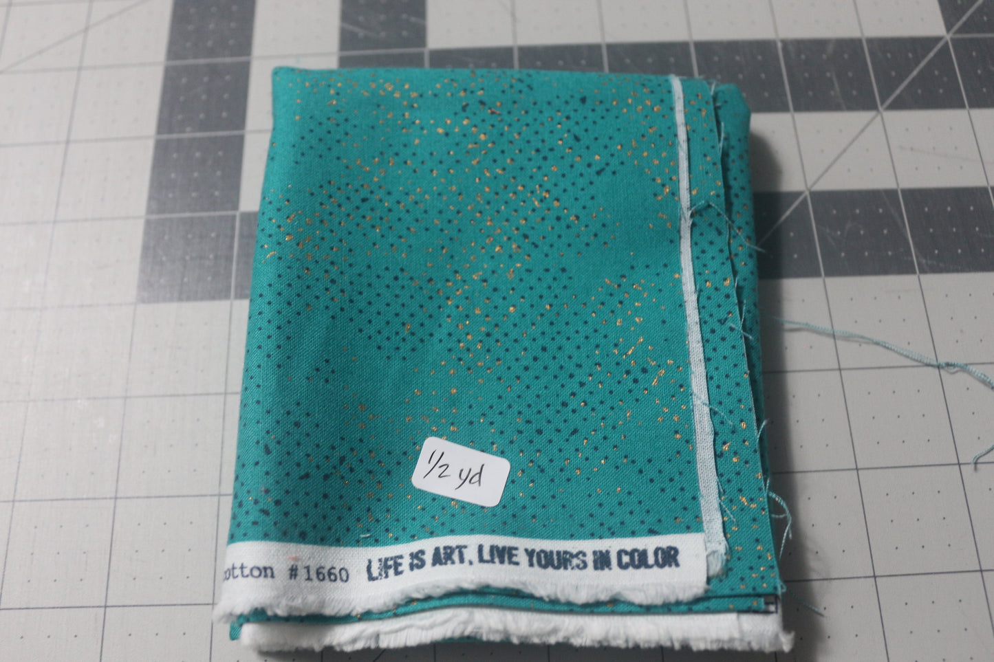 Moda Spotted teal - 1/2 yard