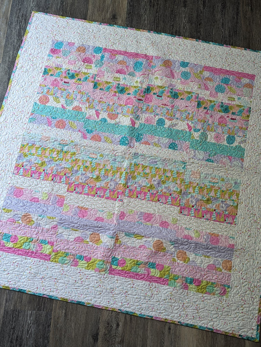 Tricky path lap/baby size quilt