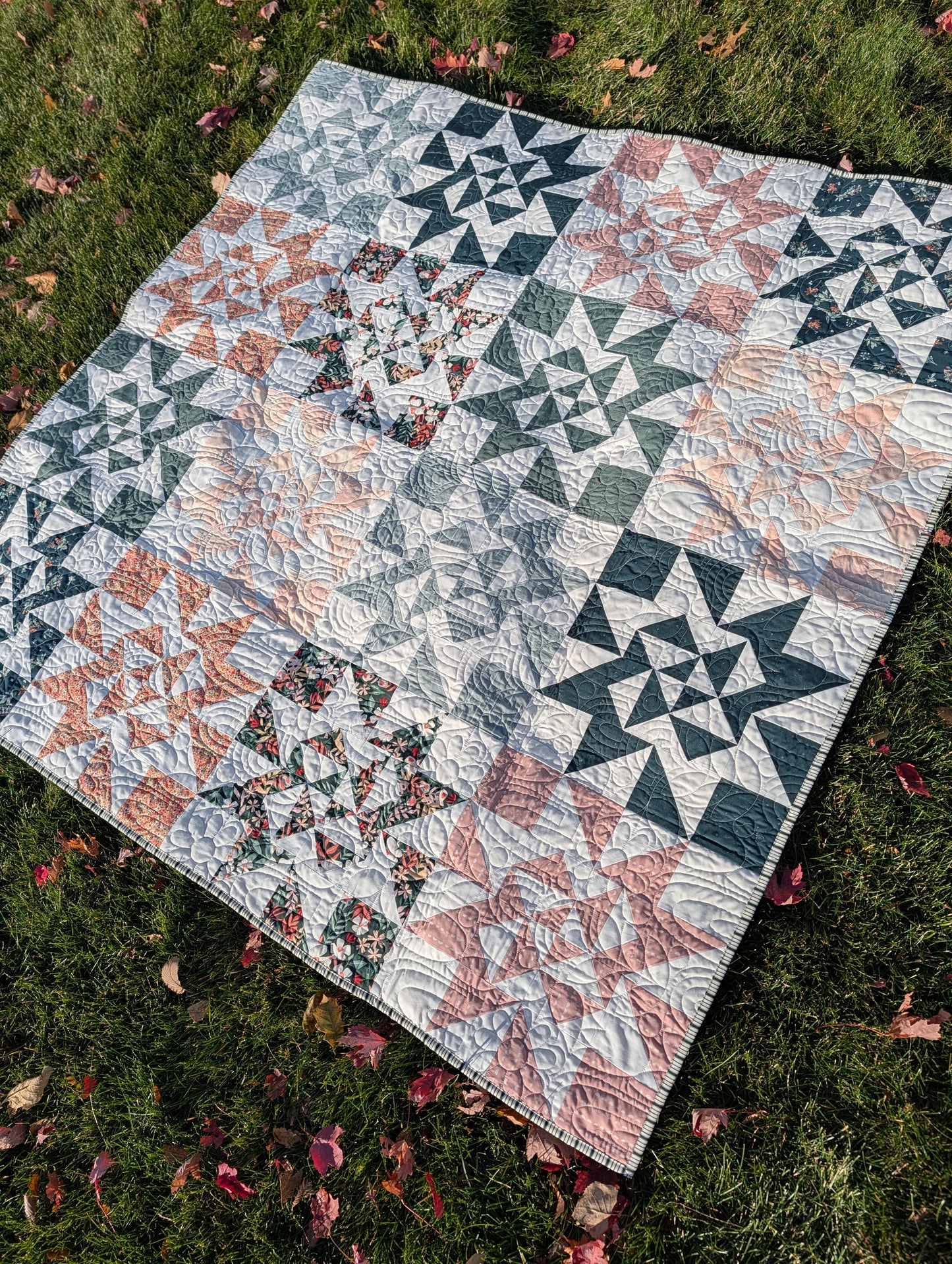 Wildflower Falls quilt