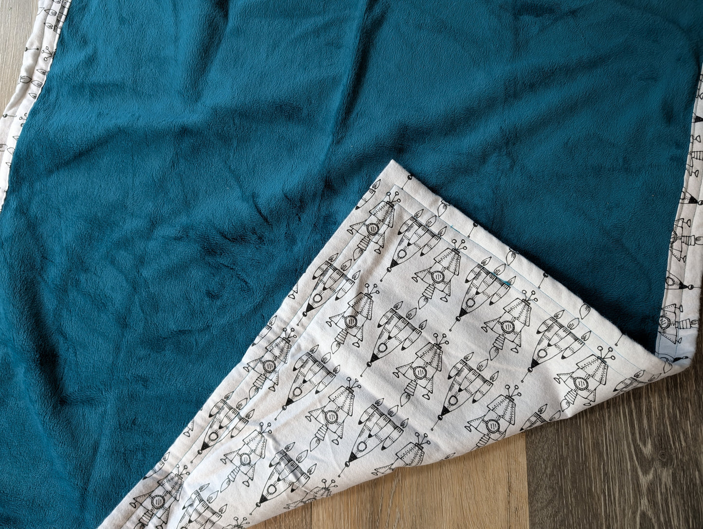 Luxe soft receiving blanket