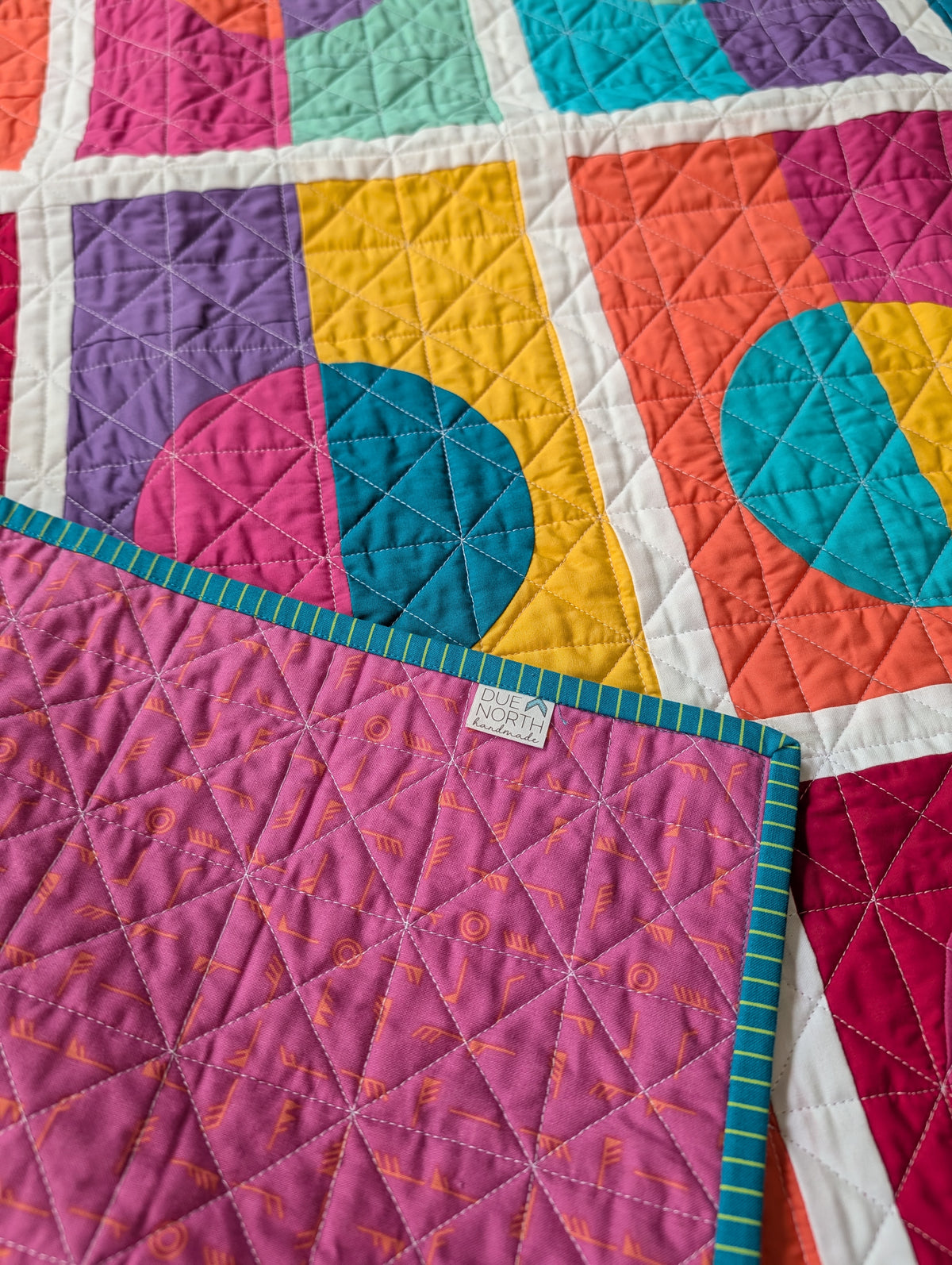Full circle baby quilt