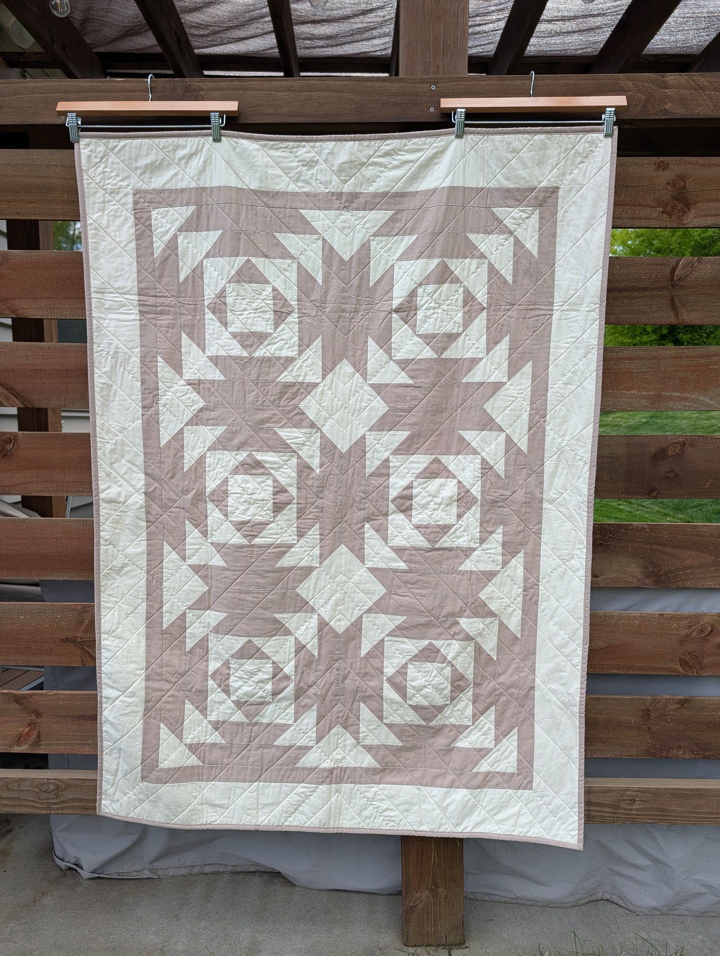 Loony baby quilt