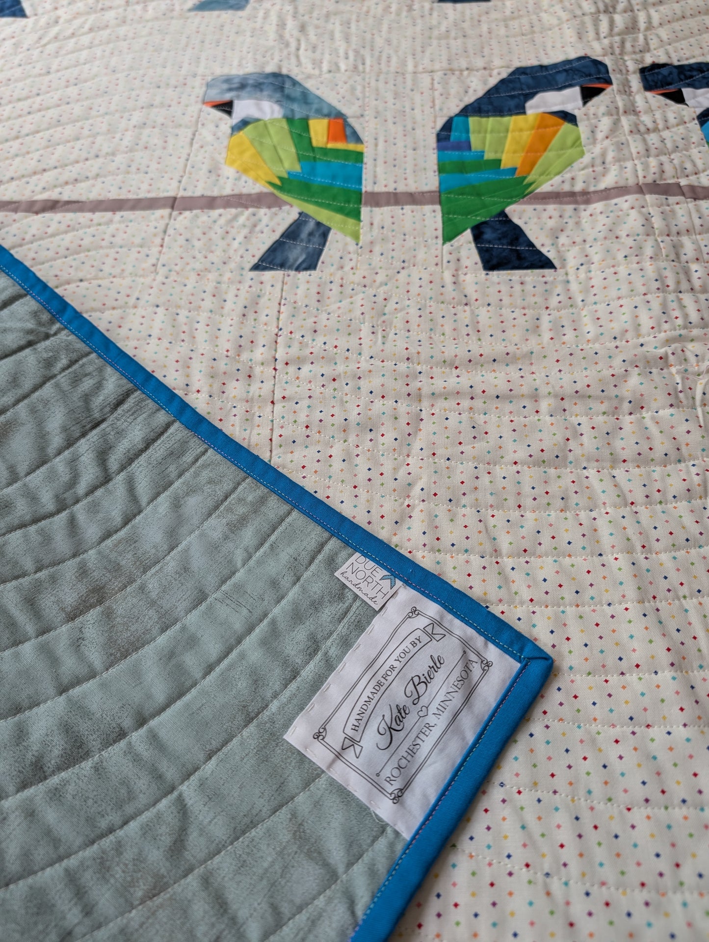 Birds on a wire quilt