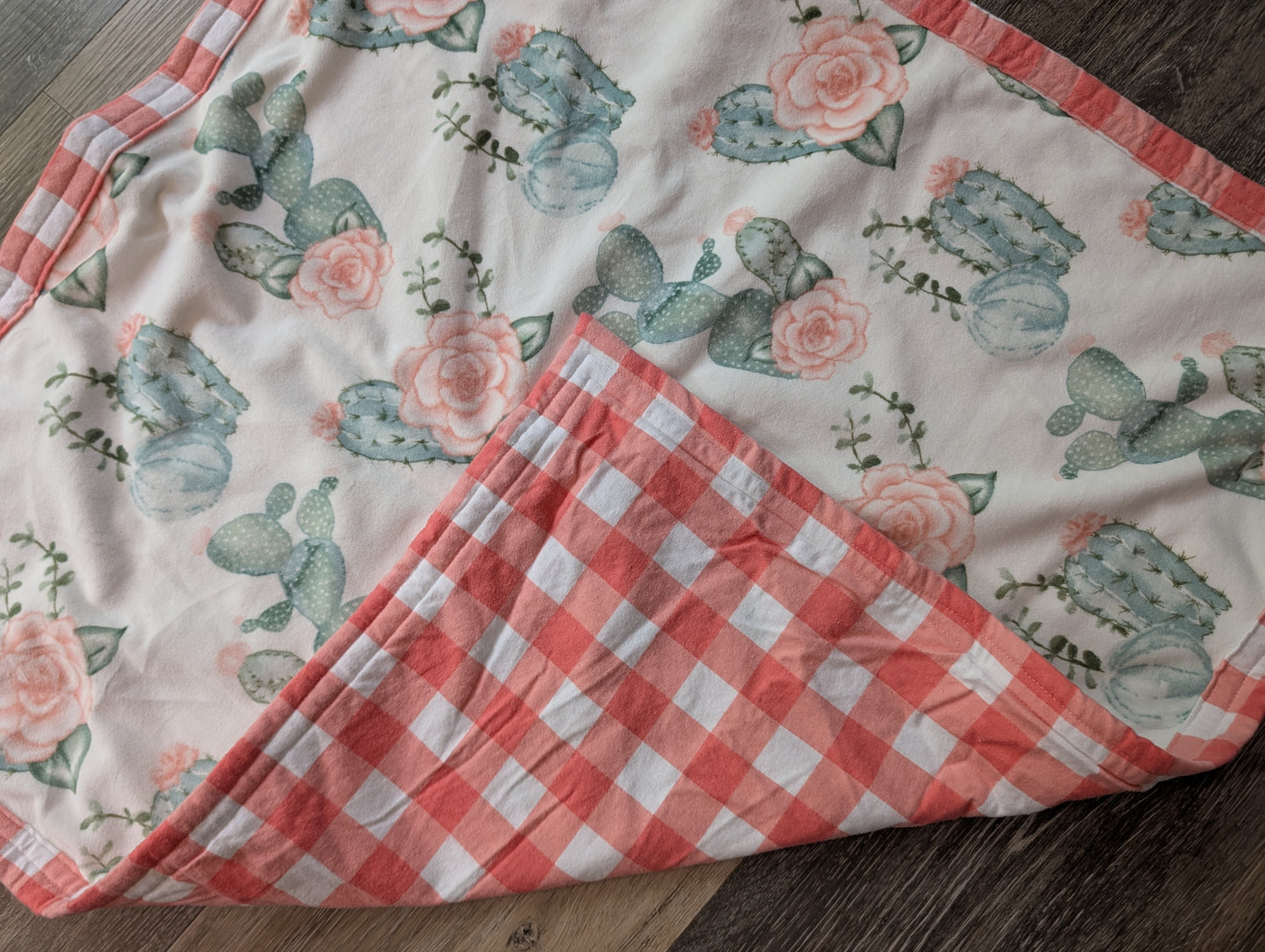 Luxe soft receiving blanket