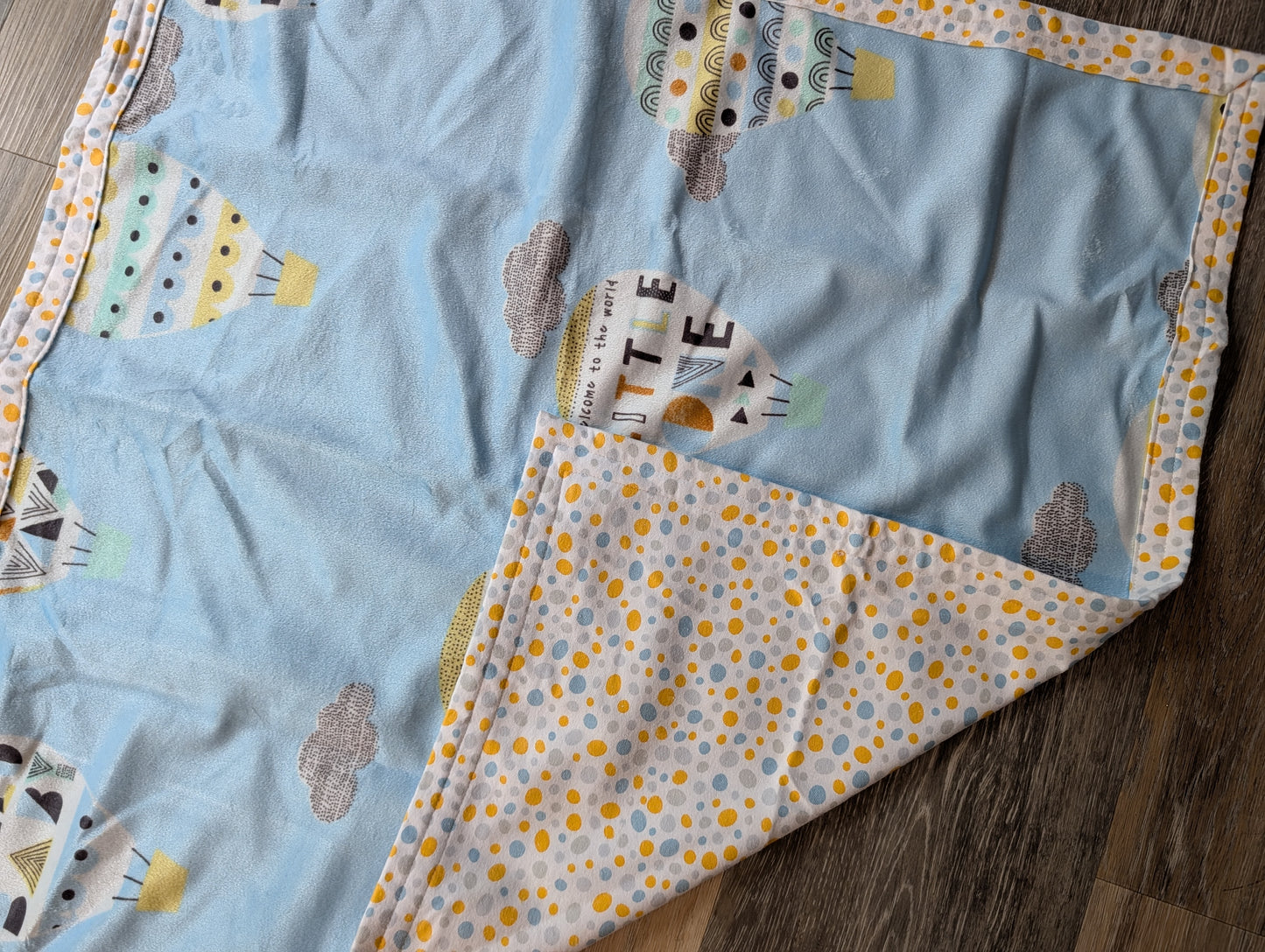 Luxe soft receiving blanket