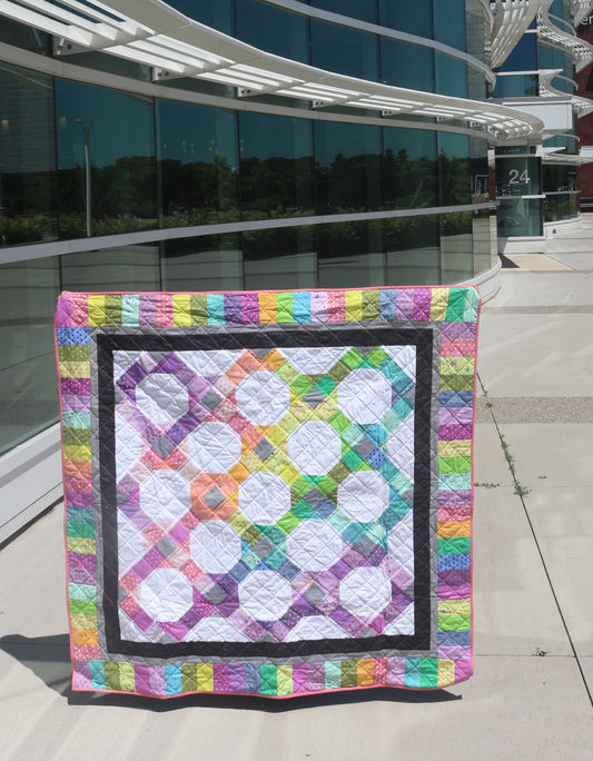 Rainbow Quilt for Snowball