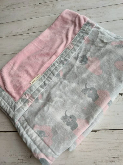 Luxe soft receiving blanket