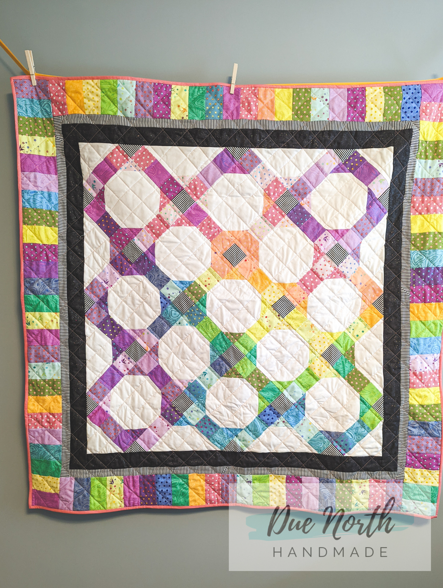 Rainbow Quilt for Snowball