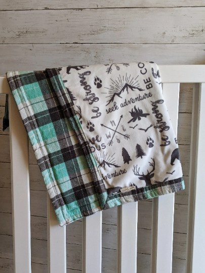Luxe soft receiving blanket