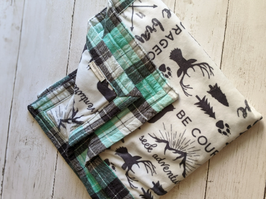 Luxe soft receiving blanket
